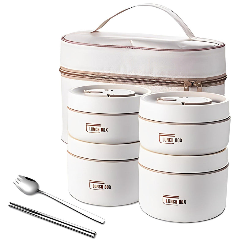 KIT POTES TÉRMICOS LUNCHBOX + TALHERES GRÁTIS