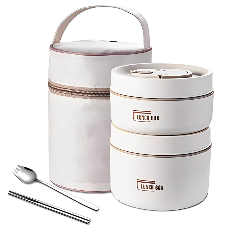 KIT POTES TÉRMICOS LUNCHBOX + TALHERES GRÁTIS